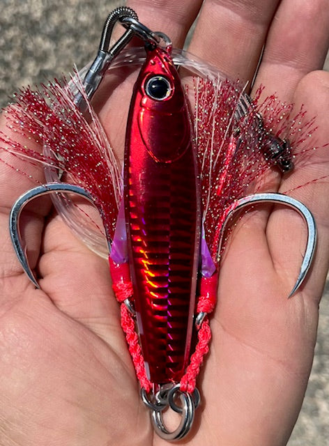 300 Gram Tungsten Bomb Red Zebra (Little Shorty)