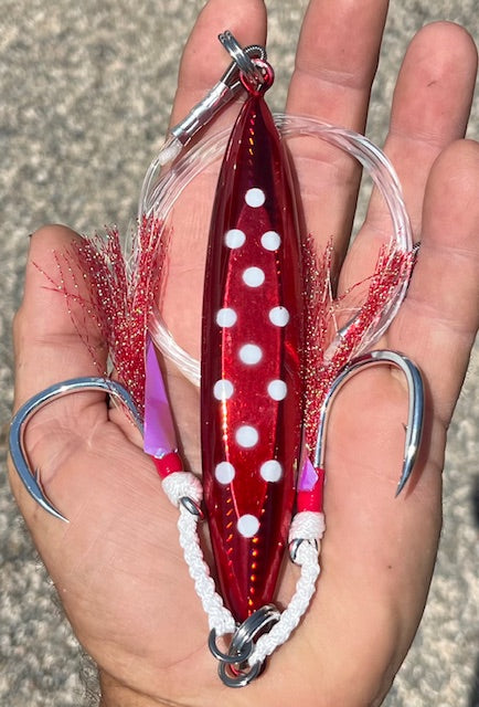 400g Red With Glow Dots Tuna Bomb