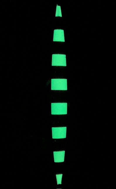 400g Red Banana Jig with Glow Stripes