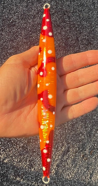 520g Red Crab Long Bomb with Glow Dots