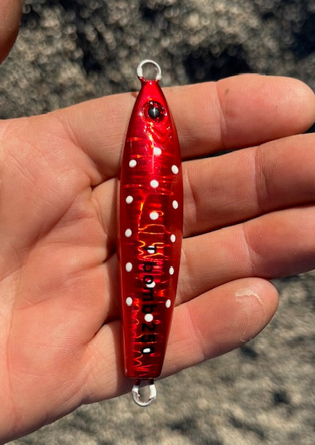 250 Gram Red dot (Little Shorty)Tungsten Bomb With Glow Dots