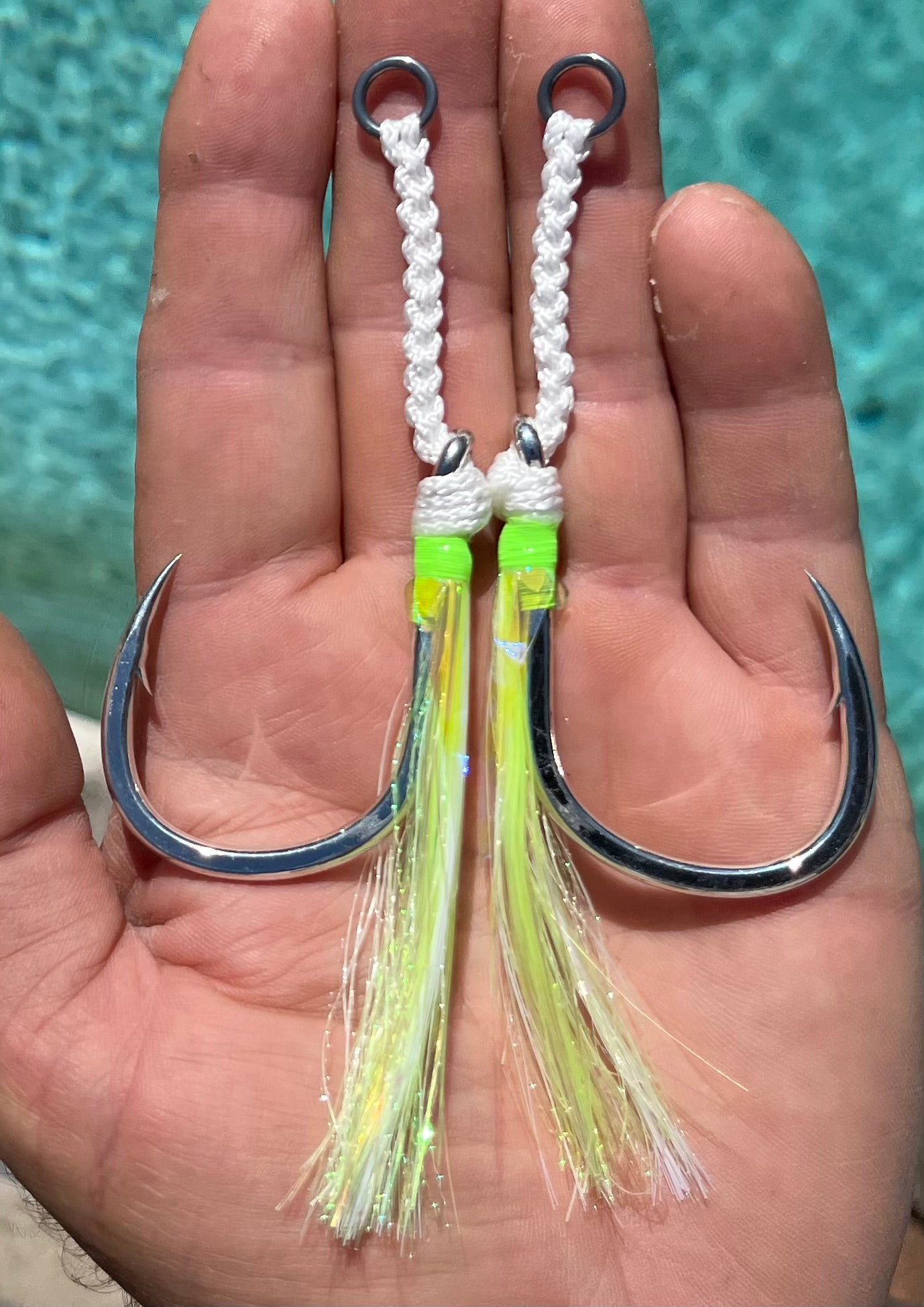 11/0 Assist Hooks – Green Flash