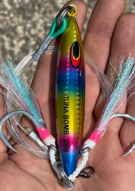 200g Rainbow with Glow Stripes Tuna Bomb