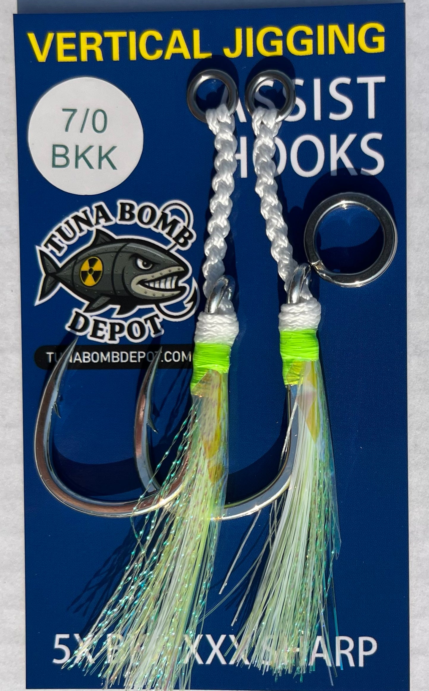 7/0 Assist Hooks – Green Flash