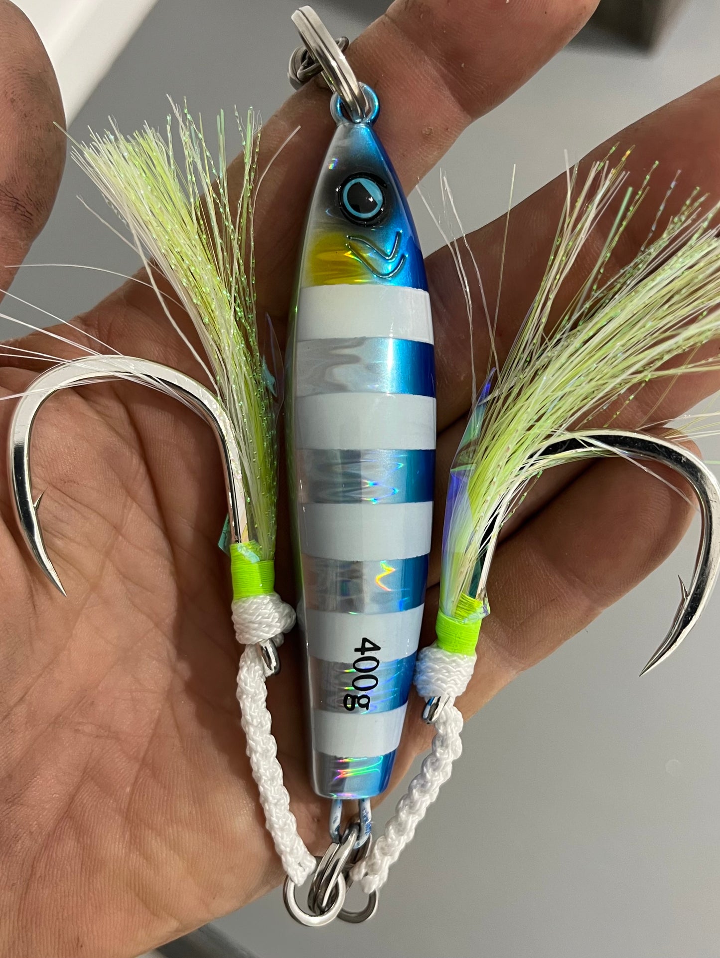 400g silver blueTungsten