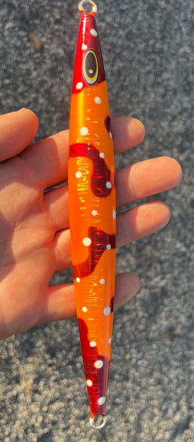 520g Red Crab Long Bomb with Glow Dots