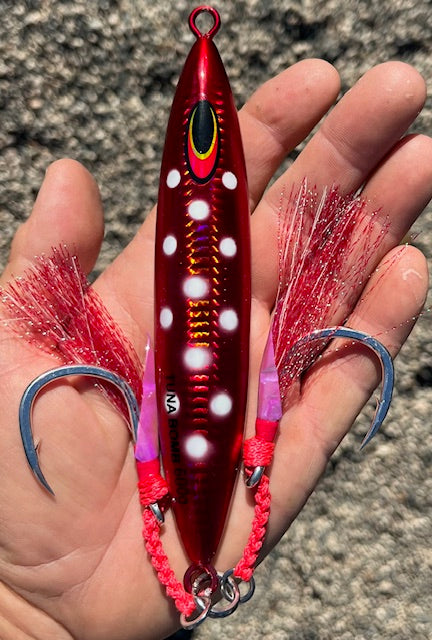 600g Tuna Bomb Red With Glow Dots