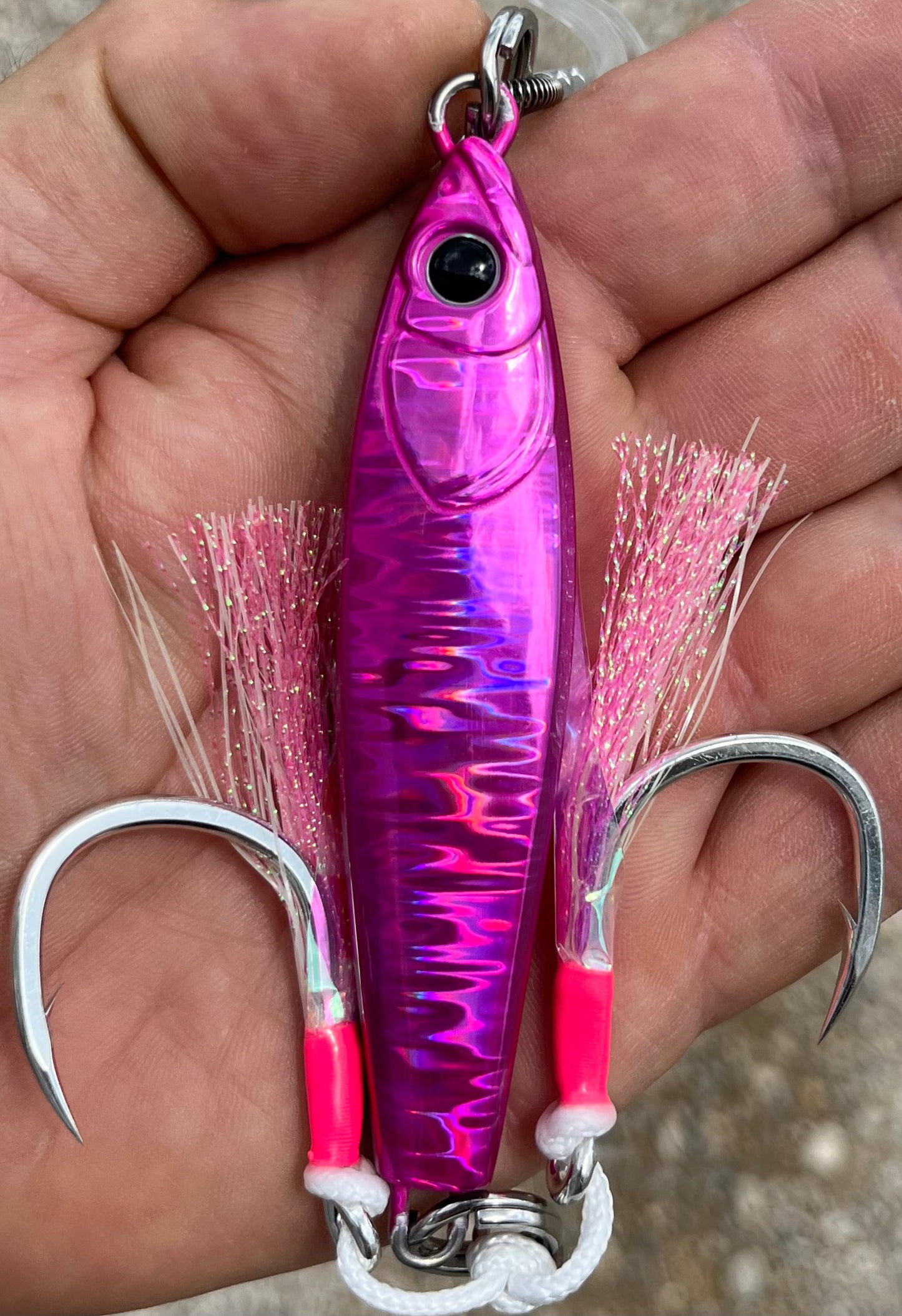 300 Gram Pink Stripe  (Little Shorty)    Tungsten Bomb
