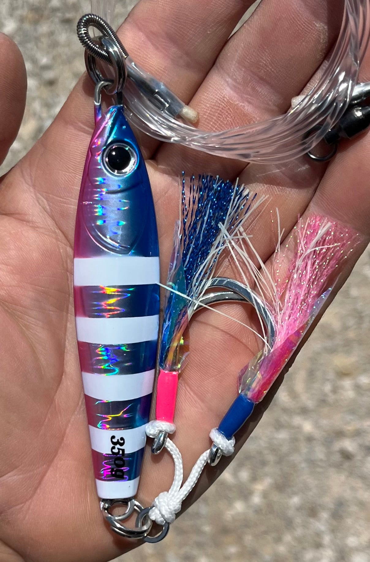 350 Beautiful  Pink Blue  (Little Shorty)  Tungsten Bomb