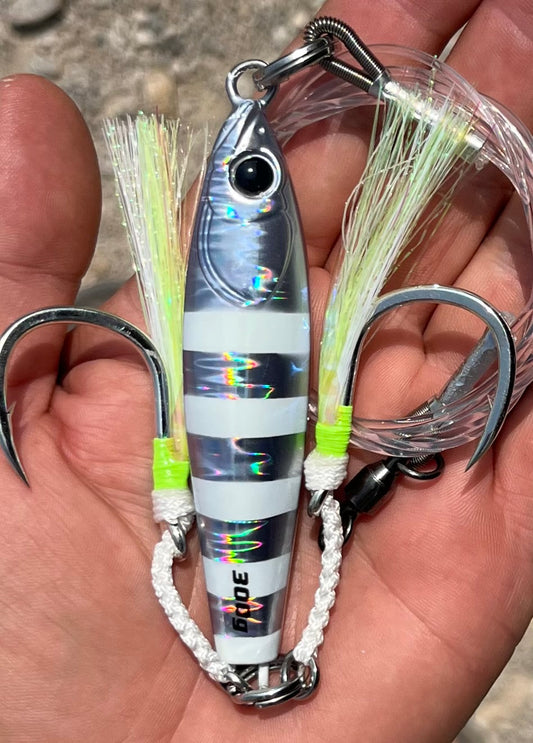 300 Gram Silver Zebra  (Little Shorty)    Tungsten Bomb (Copy)