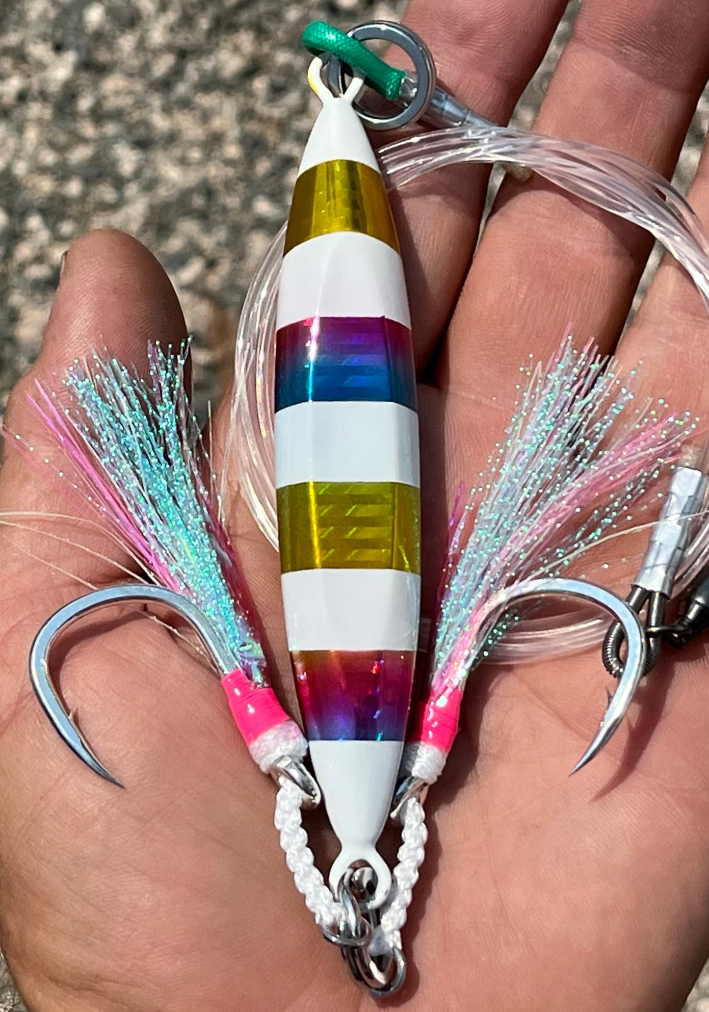 200g Rainbow with Glow Stripes Tuna Bomb