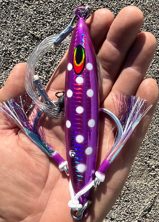 400g Tuna Bomb Purple With Glow Dots