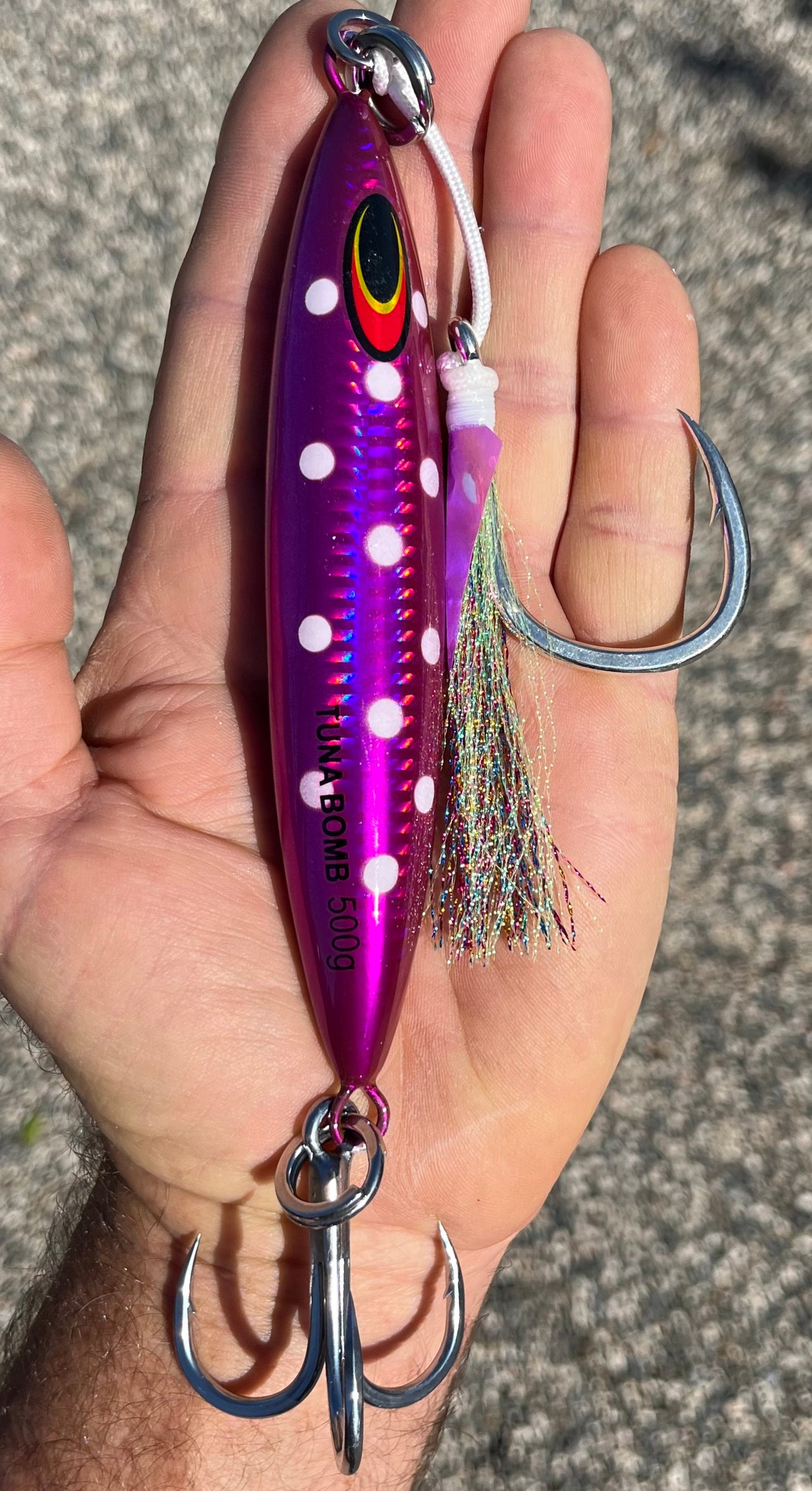 500g Purple Crab Tuna Bomb With Glow Dots